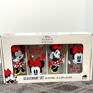 Disney Minnie Mouse Glasses set of 4 NWT